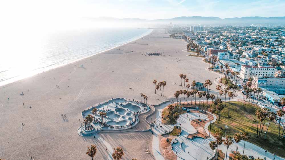 Venice Beach i Los Angeles.