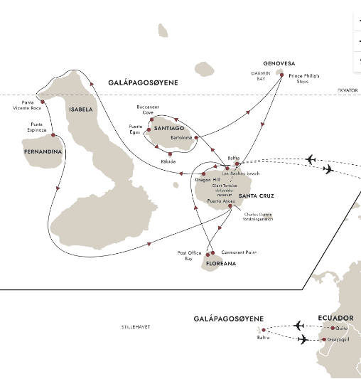 Hurtigruten Expeditions - Ekspedisjonscruise til Galápagosøyene