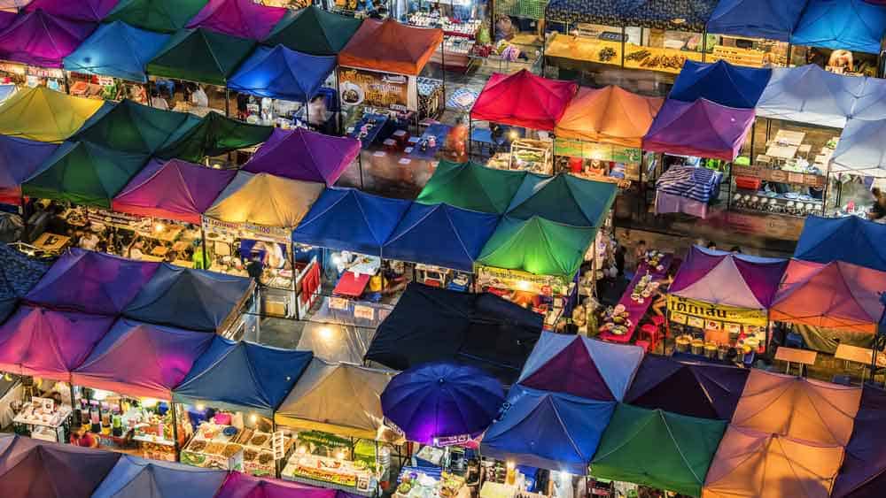 Bangkok markets.