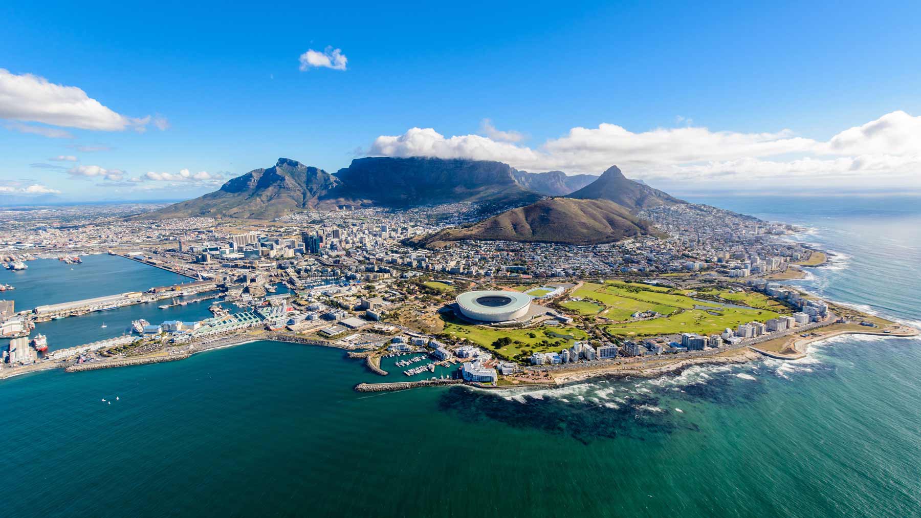 Cape Town i Sør-Afrika.