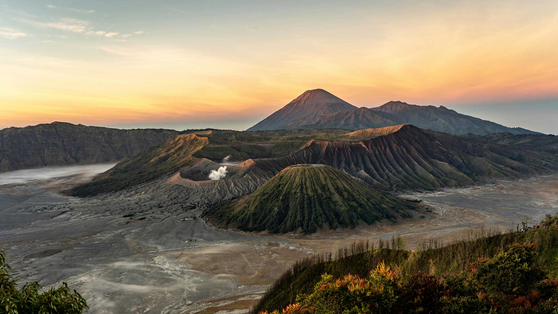 Mount Bromo i Indonesia.