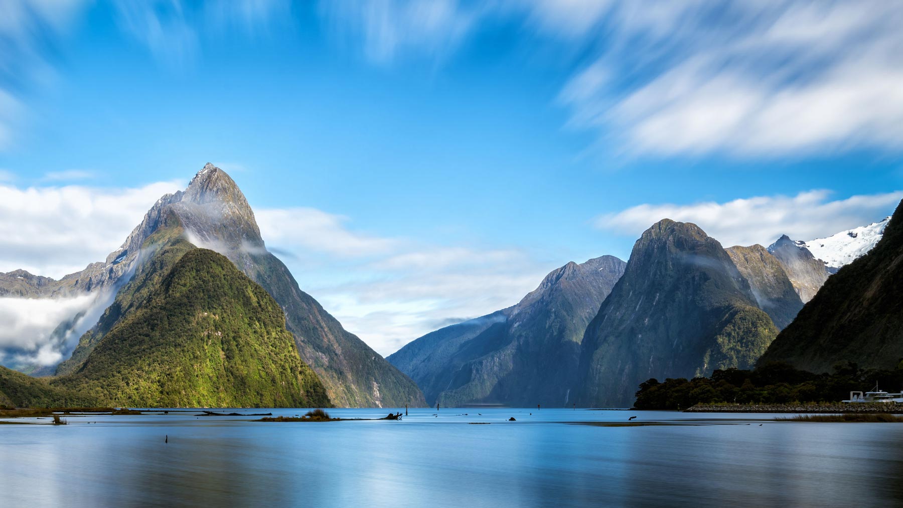 Milford Sound i New Zealand.
