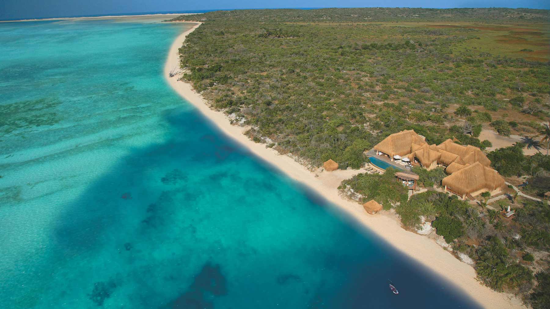 Azura Benguerra Island i Mosambik.