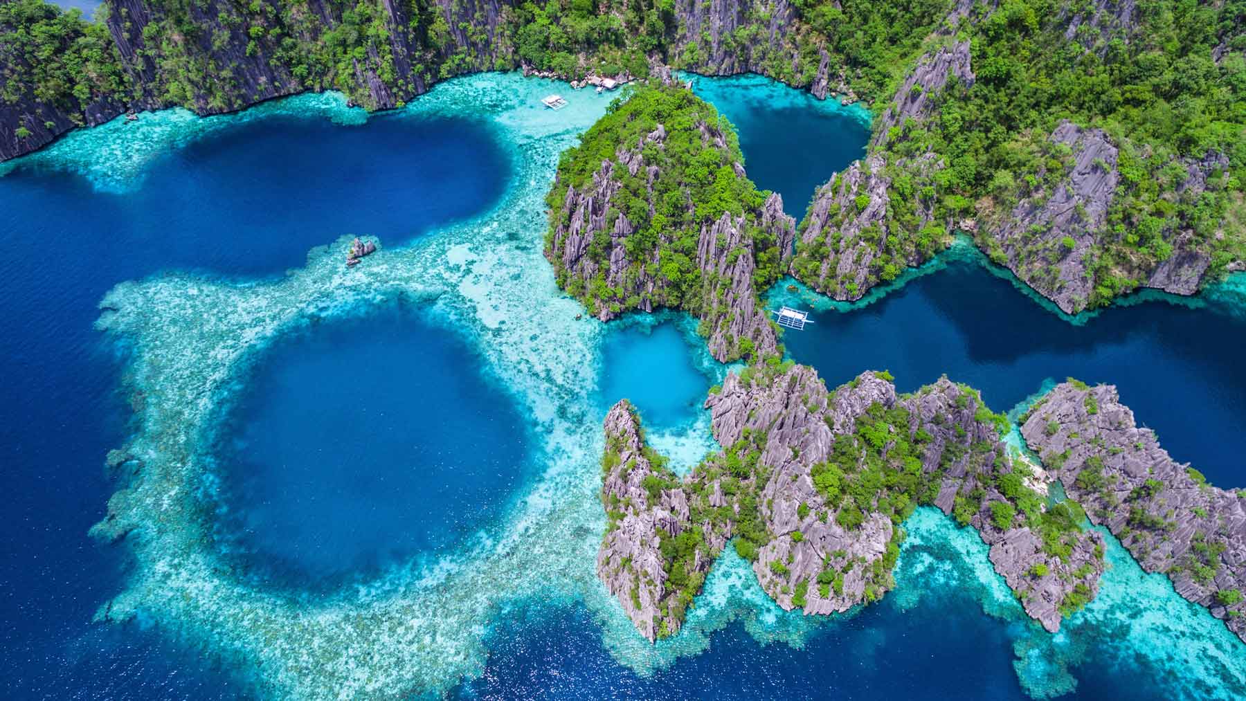 Palawan på Filippinene.