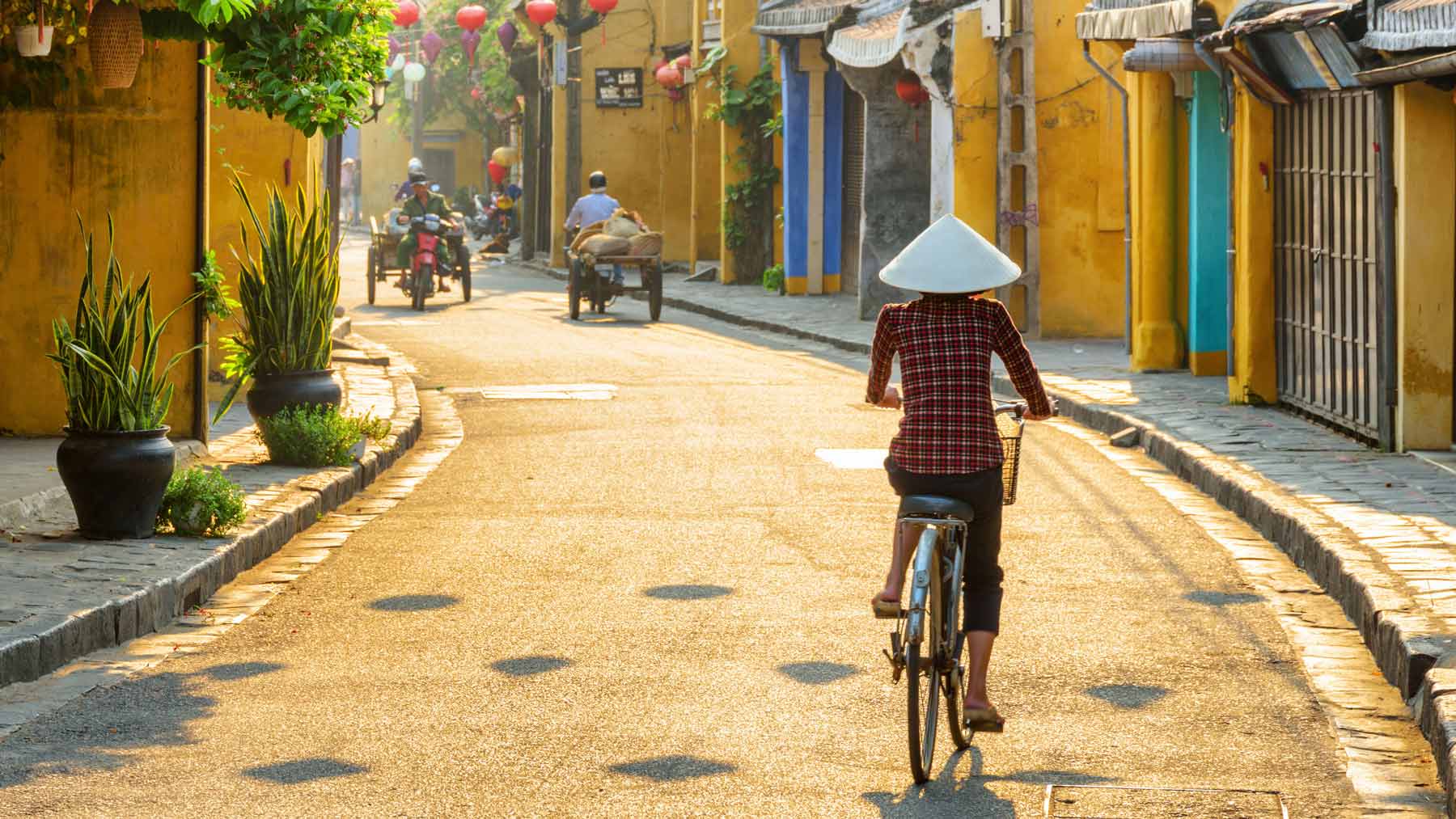 Hoi An i Vietnam.