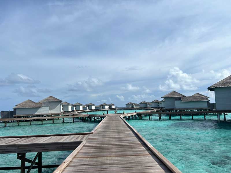 Carina på studiereise til Maldivene. Carina på studiereise til Maldivene.