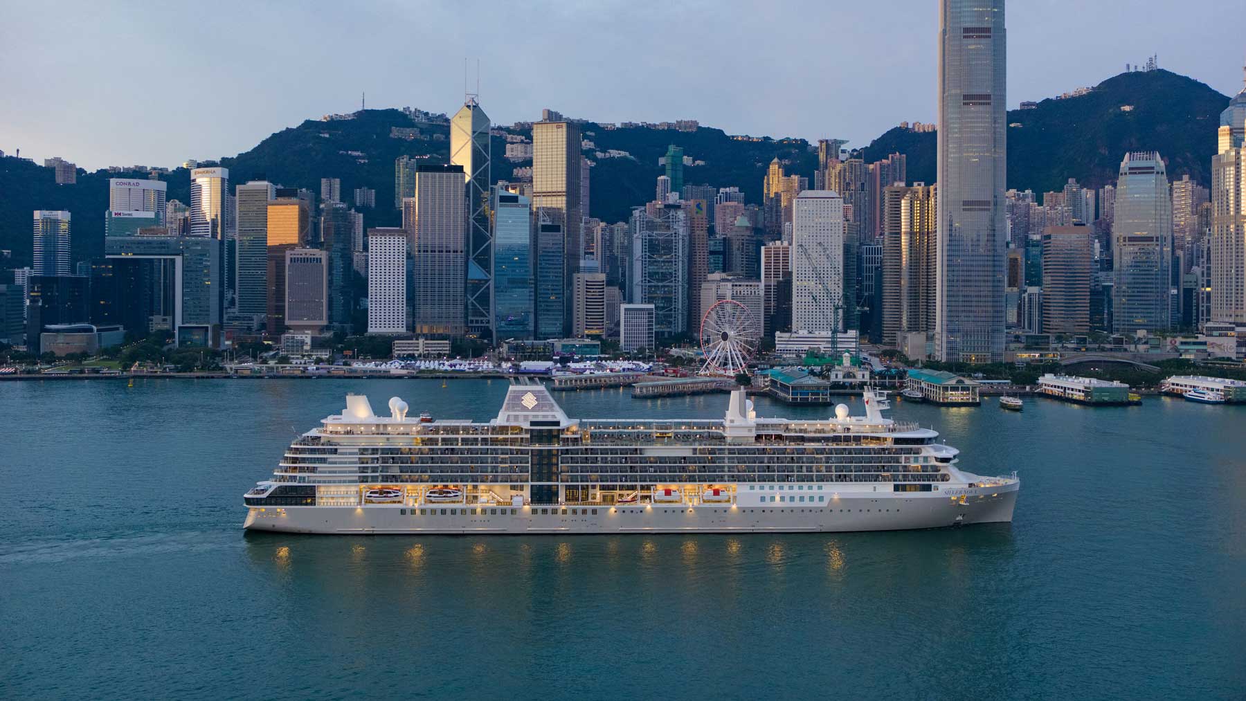 Silversea i Hong Kong.