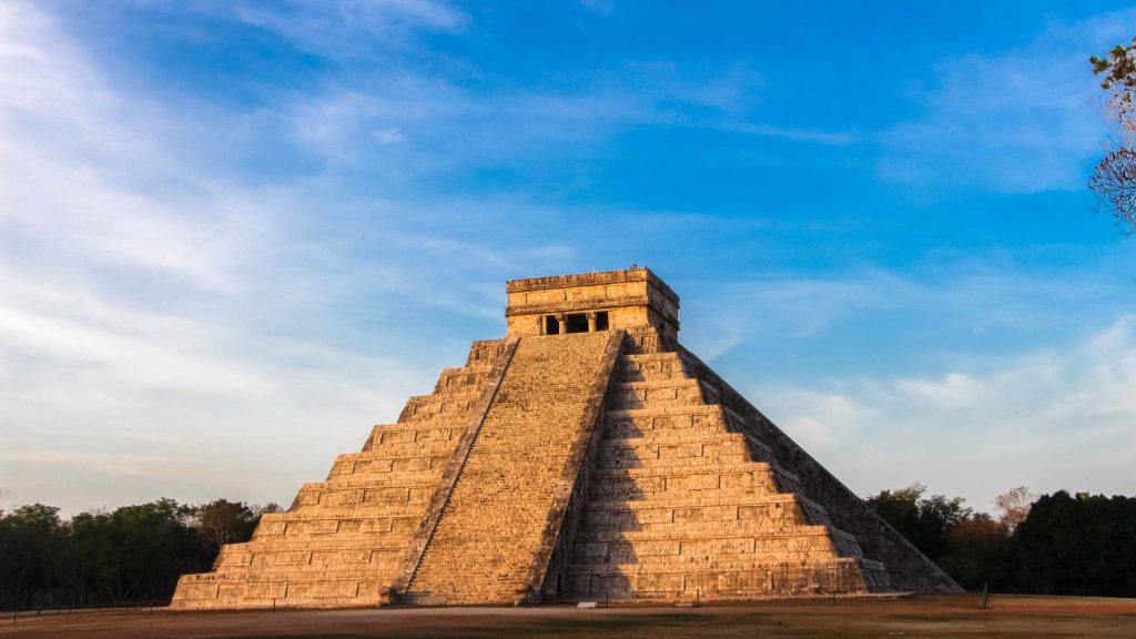 Kukulkan-pyramiden i Chichén Itzá er blant Mexicos mest kjente landemerker. Kukulkan-pyramiden i Chichén Itzá er blant Mexicos mest kjente landemerker.