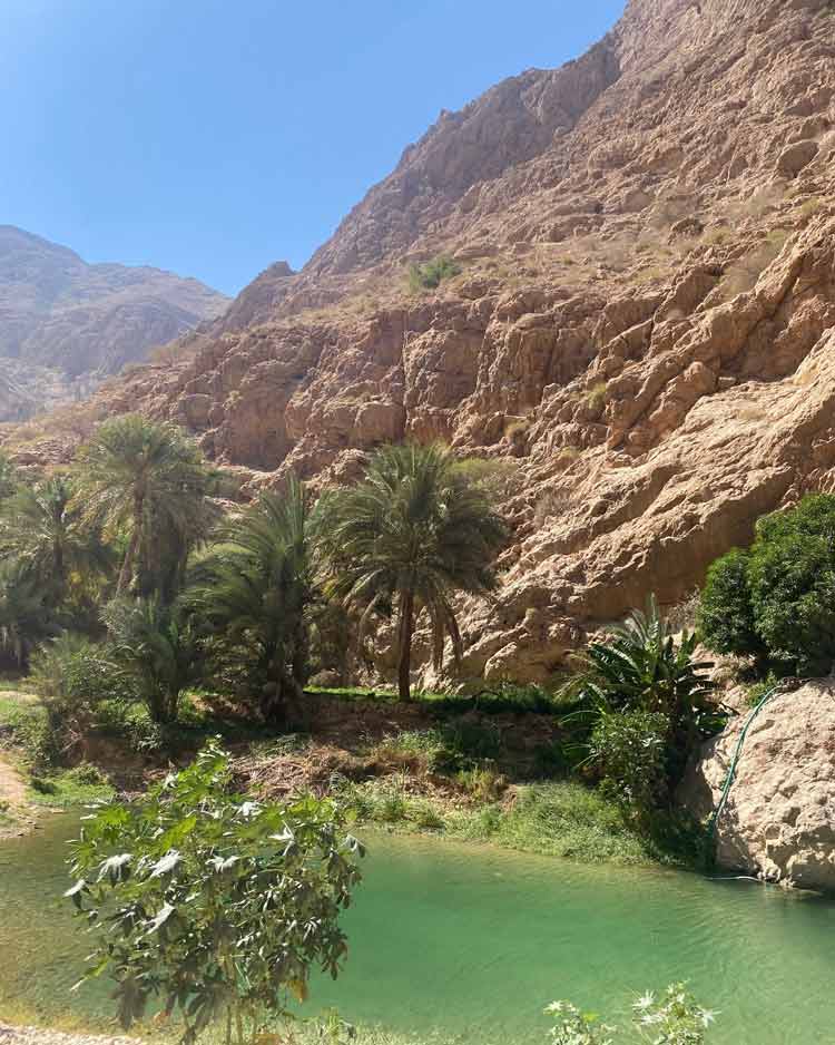 Linda på studiereise til Oman.