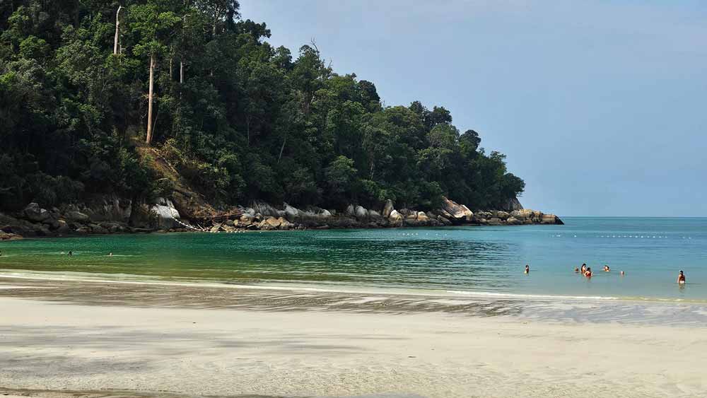 Emerald Bay på Pangkor Laut Island. Emerald Bay på Pangkor Laut Island.