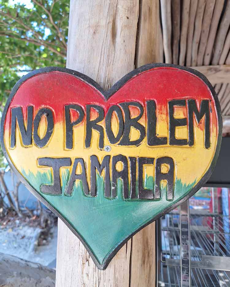 Magnus på studiereise til Jamaica.