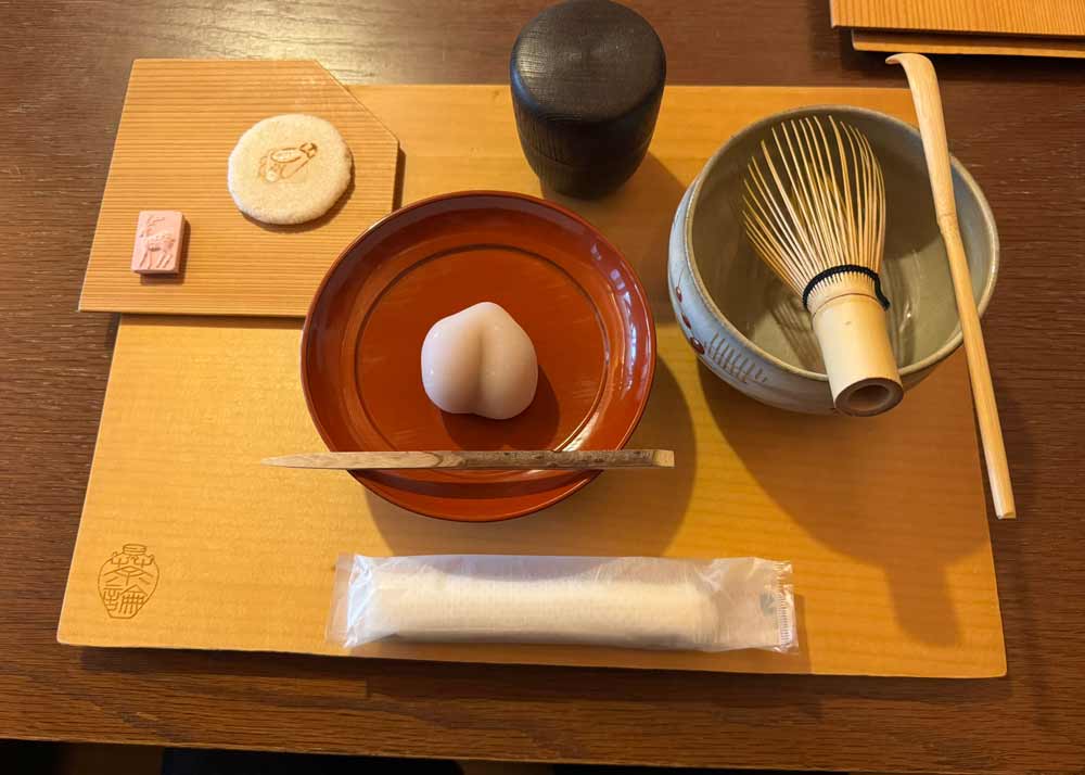 Andrew på studiereise til Japan.