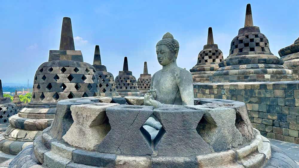 Borobudur, Indonesia.