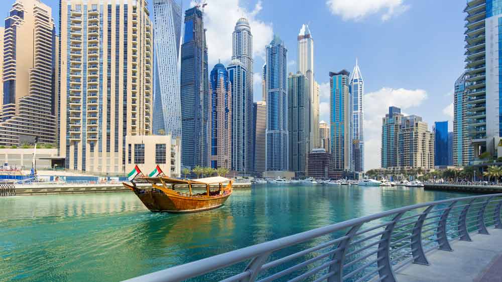 Dubai Marina.