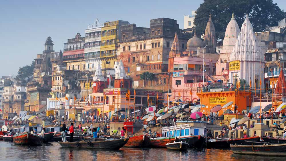 Varanasi, India. Varanasi, India.